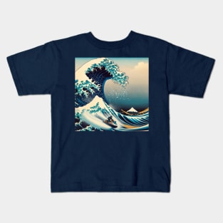 Kanagawa wave - Funny Jetski Meme Kids T-Shirt